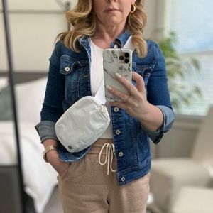 Lululemon Tan / Off-white Crossbody Bag